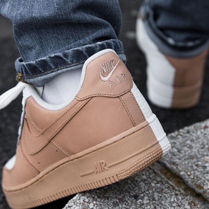 Nike air force 1 outlet low split white tan